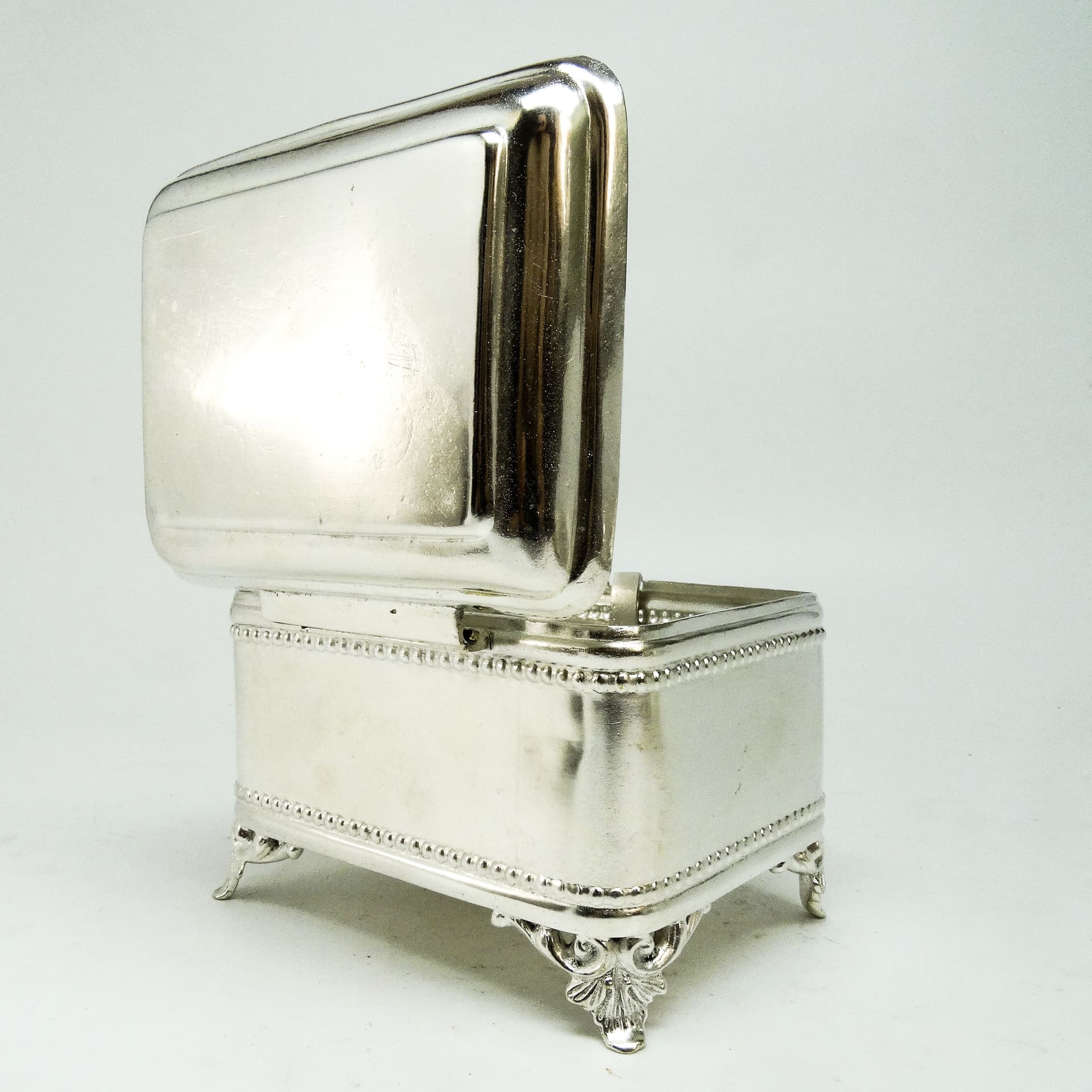 Sugar bowl, Eclectic, silver-plated brass, Poland, 19th c. - 189634
