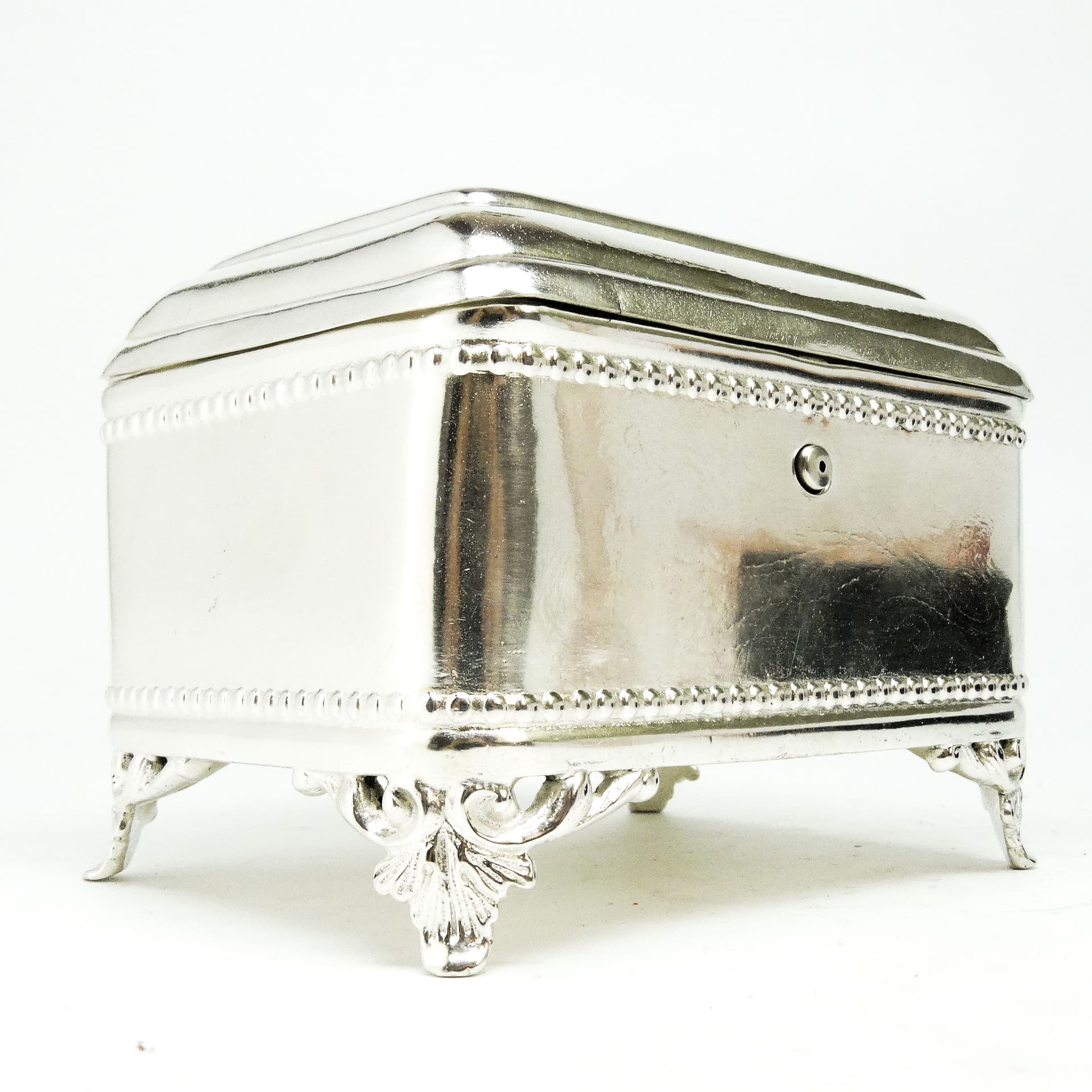 Sugar bowl, Eclectic, silver-plated brass, Poland, 19th c. - 189631