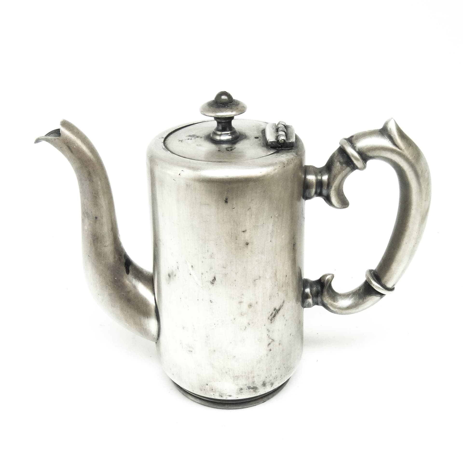 Dzbanek do kawy hotelowy, Eklektyzm, mosiądz srebrzony, Polska, lata 20. - 189646