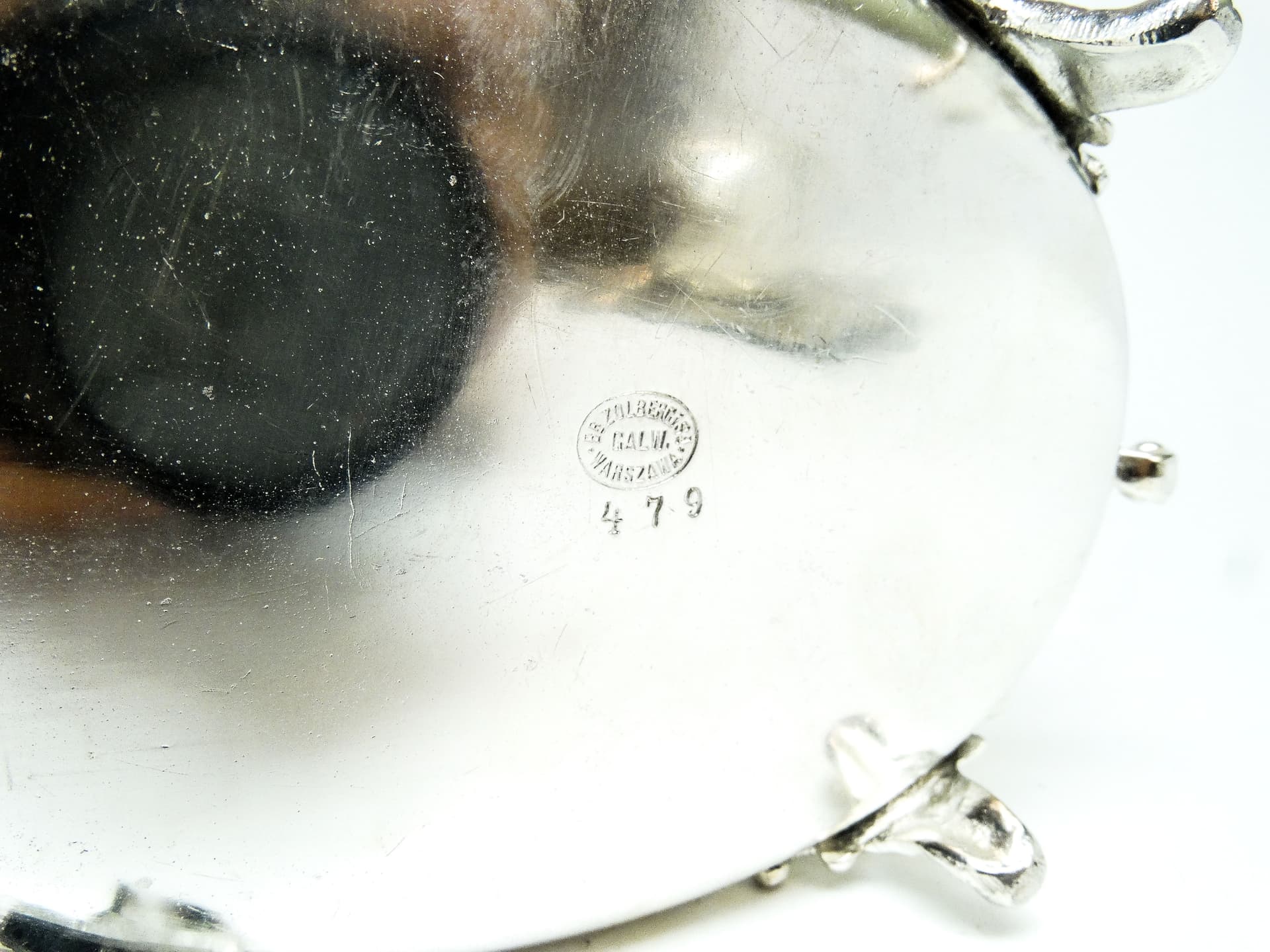 Sugar bowl, Eclecticism, silver-plated brass, Poland, 19th c. - 189672