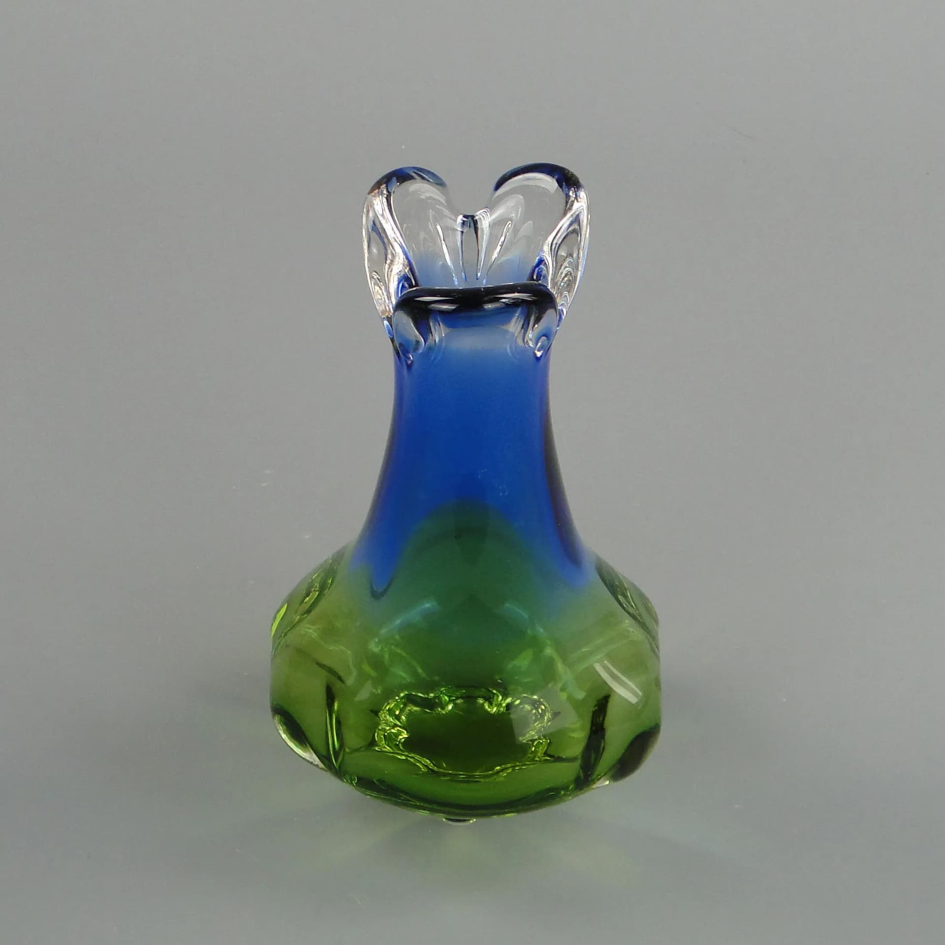 Wazon, multikolor, szkło, proj. J. Hospodka, Czechosłowacja, lata 60. - 13200