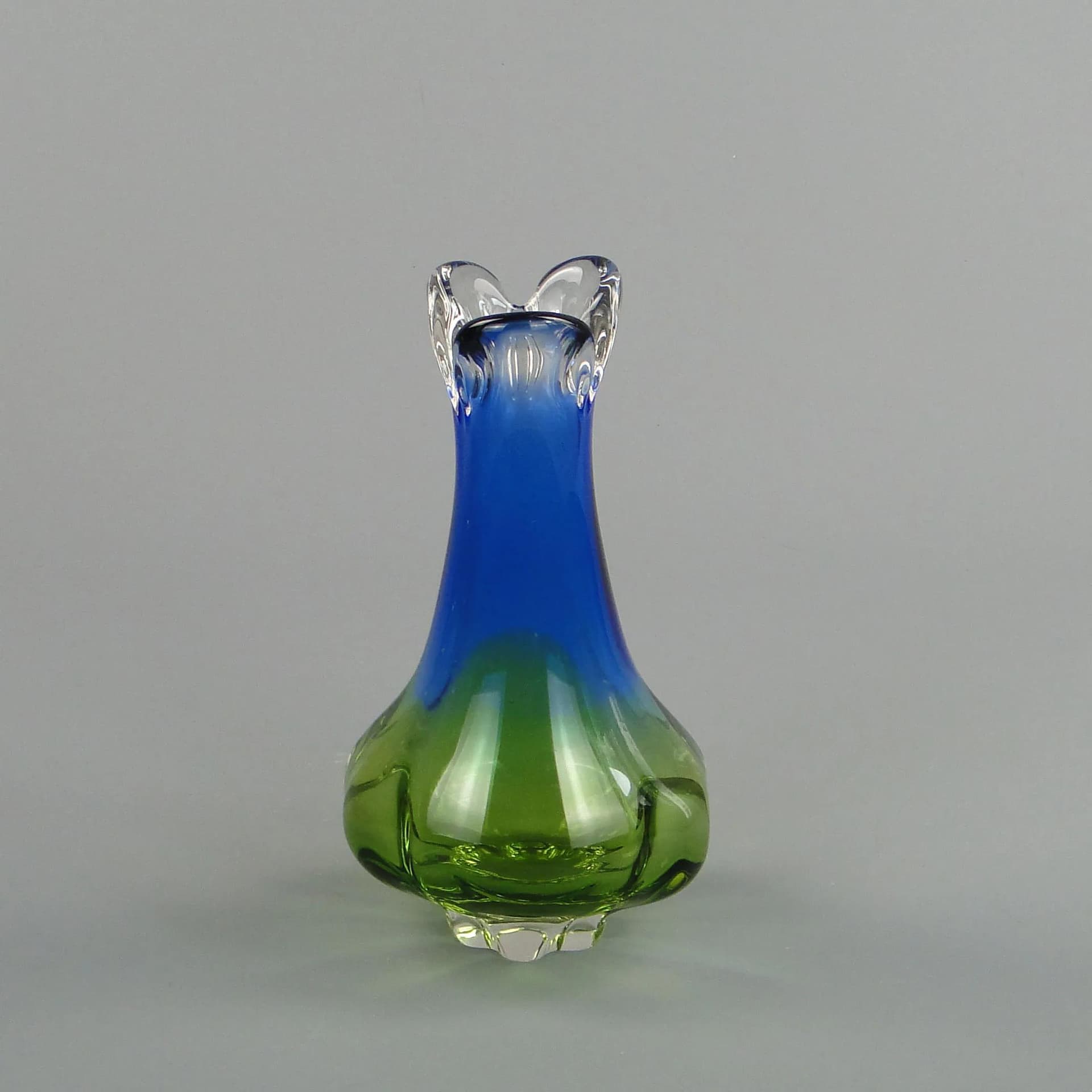 Wazon, multikolor, szkło, proj. J. Hospodka, Czechosłowacja, lata 60. - 13197