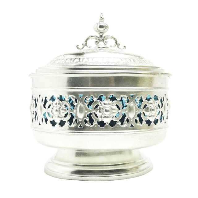 Cukiernica, Eklektyzm, mosiądz srebrzony, WMF, Niemcy, XIX w. - WYMIARY