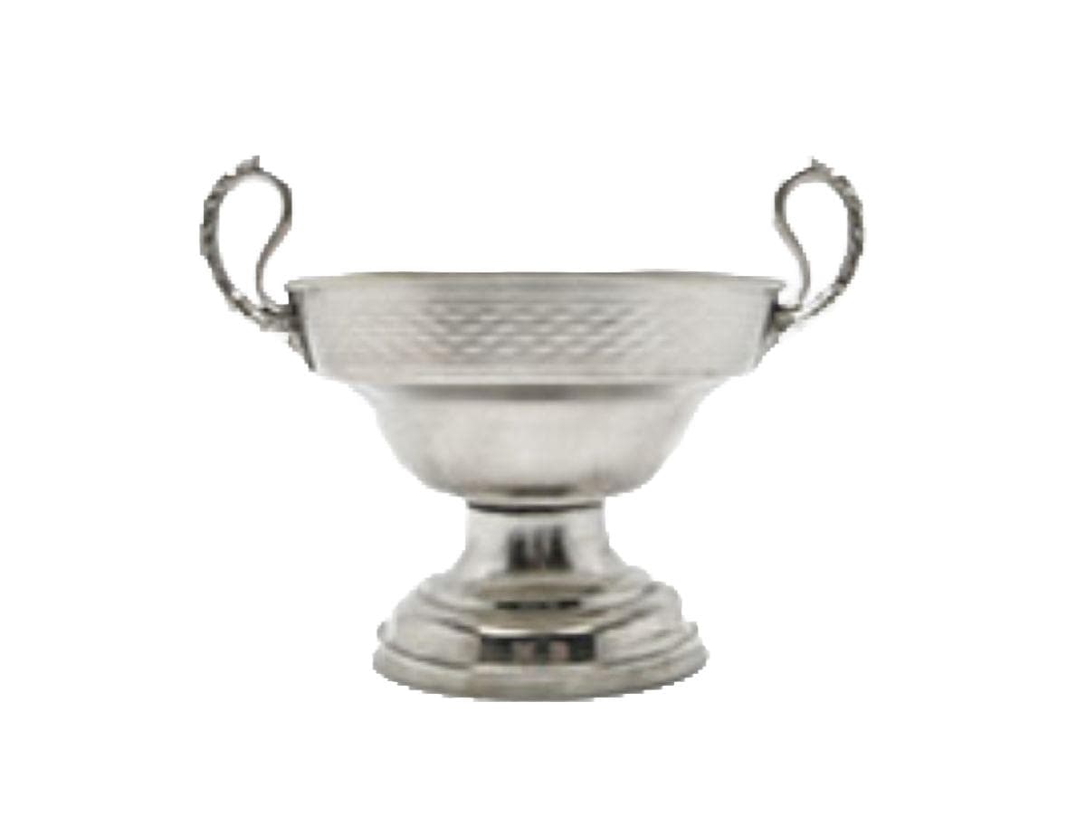 Cukiernica secesja, mosiądz srebrzony, Plewkiewicz, Polska, początek XX w. - 193046