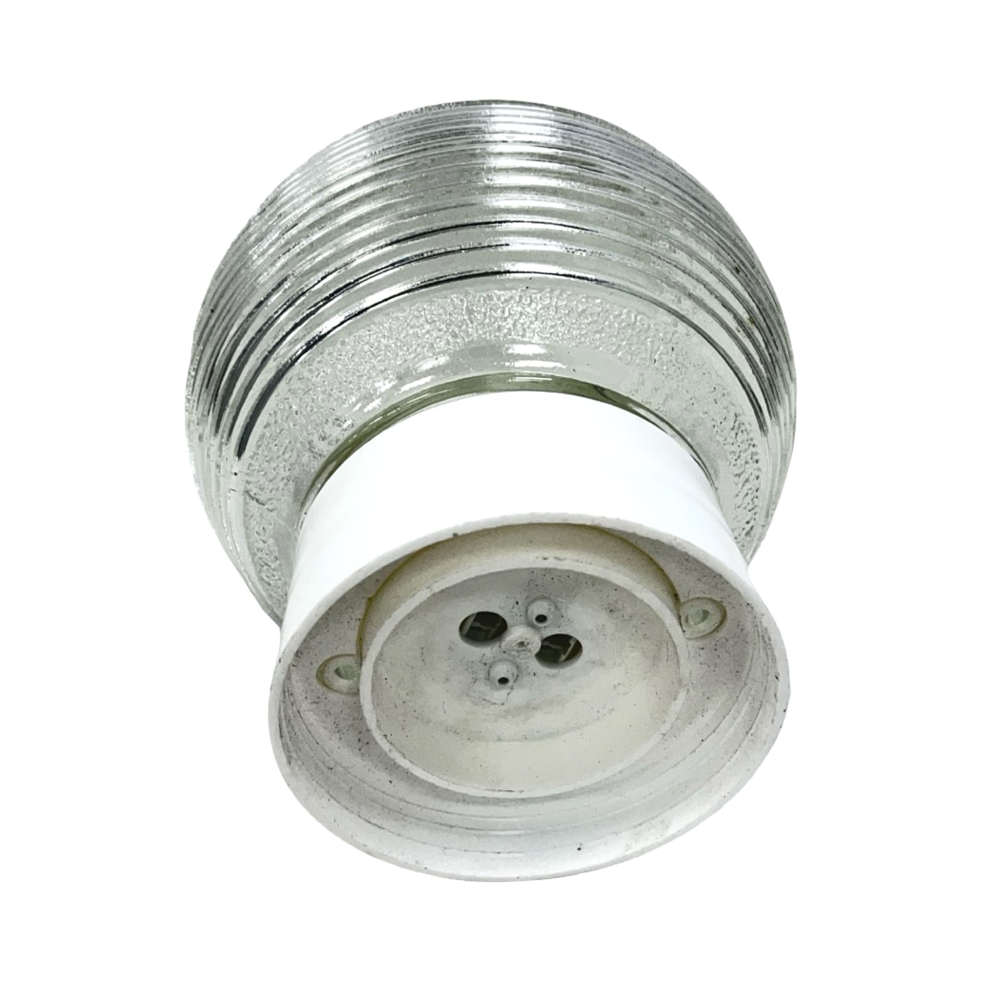 Kinkiet ścienny, transparentny, szkło, Polska, lata 70. - 190010