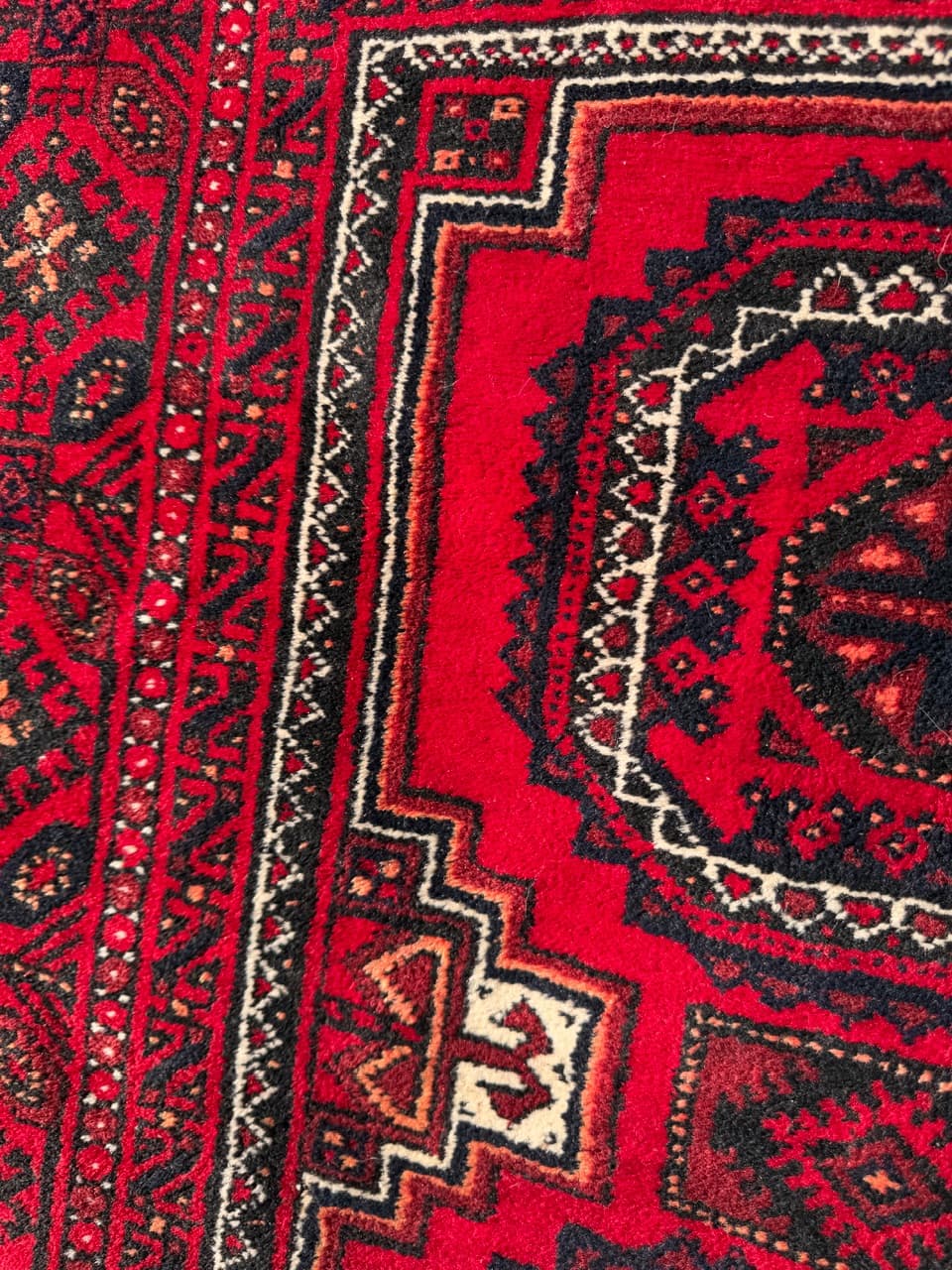 Rug Beluch 230x105 cm, red wool, Iran, 1980s. - 190064