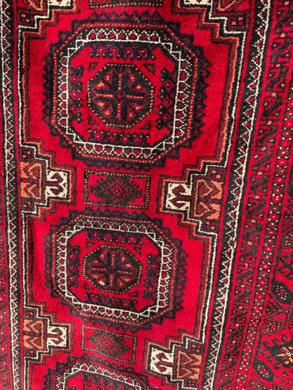 Rug Beluch 230x105 cm, red wool, Iran, 1980s. - 190066