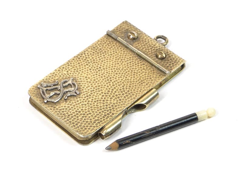 Karnecik balowy, złocony srebro, kość słoniowa, XIX wiek - 190294