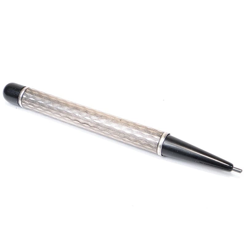 Ołówek mechaniczny secesja, srebro, bakelit czarny, Austria, początek XX w. - 190309