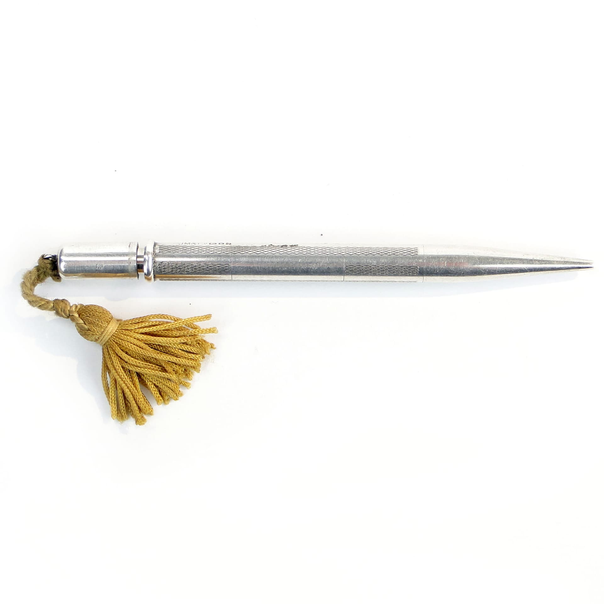 Ołówek mechaniczny edwardiański, srebro, Wielka Brytania, początek XX w. - 190338