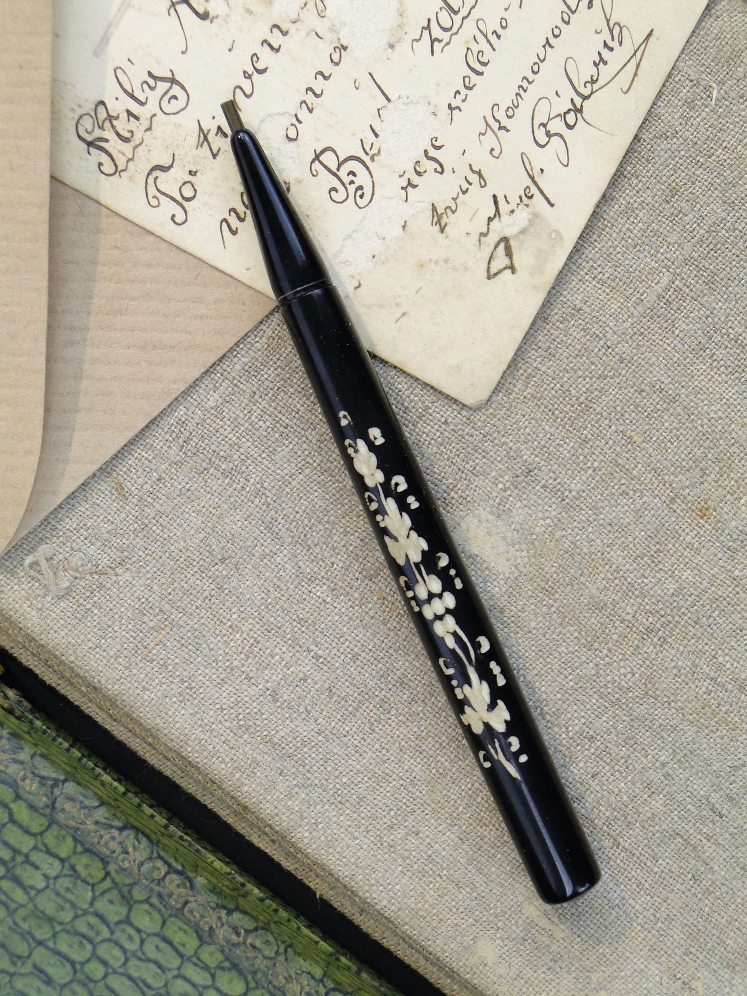 Mechanical Pencil Art Deco, black Bakelite, Austria, 1920s - 190343