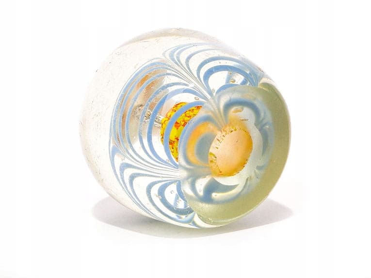 Paperweight, Art Nouveau, multicolor, crystal, Czech Republic, early 20th c. - 190345