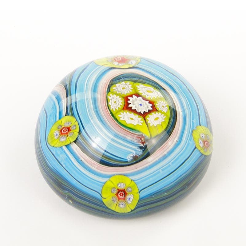 Paperweight Murano, millefiori, multicolor glass, Italy, early 20th c. - 190357