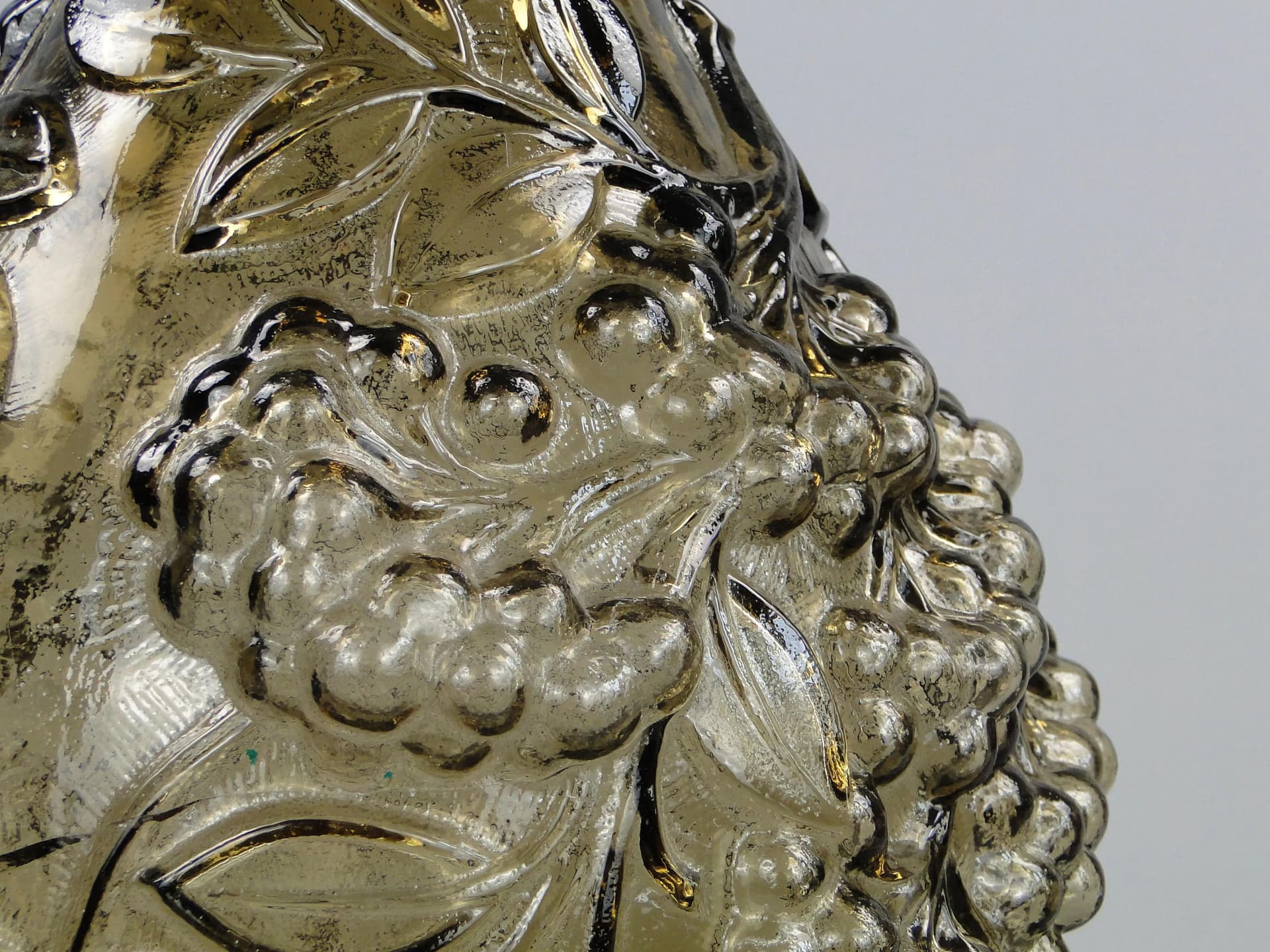 Wazon Art Deco, szkło brązowy, Francja, lata 30. - 13147