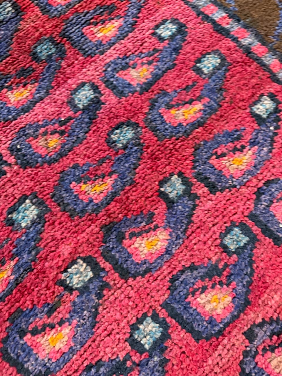 Runner Hamadan Senneh 267x120 cm, multicolor wool, Iran - 190371