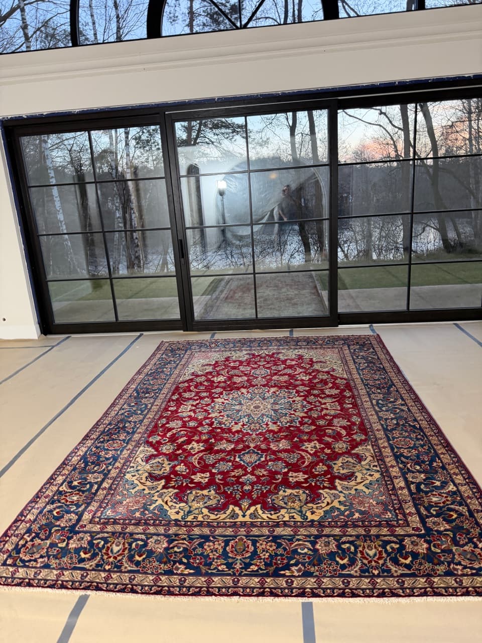 Dywan Keshan 380x270 cm, czerwony, wełna, Iran - 190390