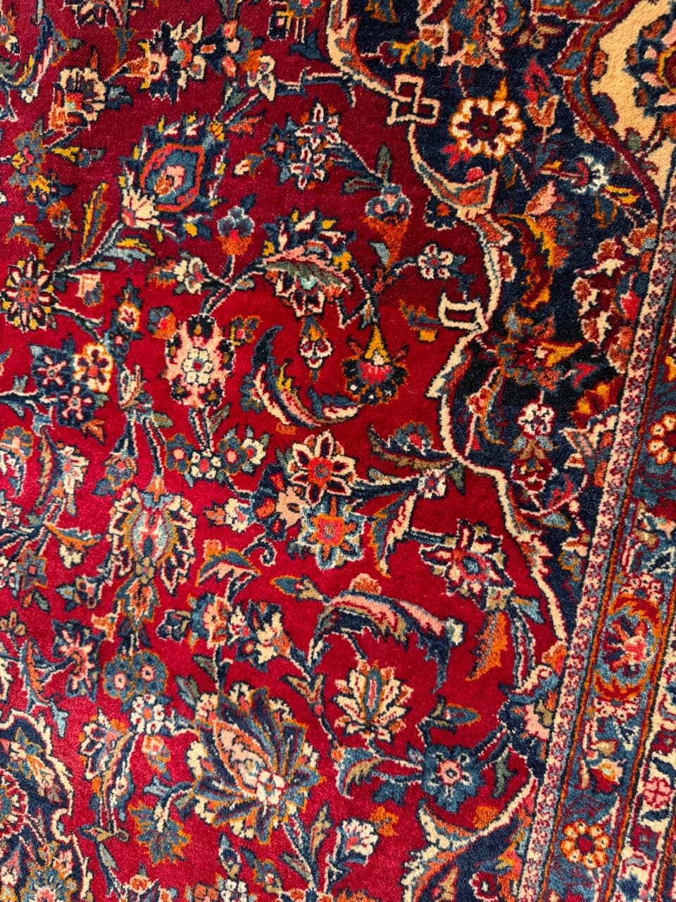Rug Keshan 355x230 cm, red, wool, Iran - 190459
