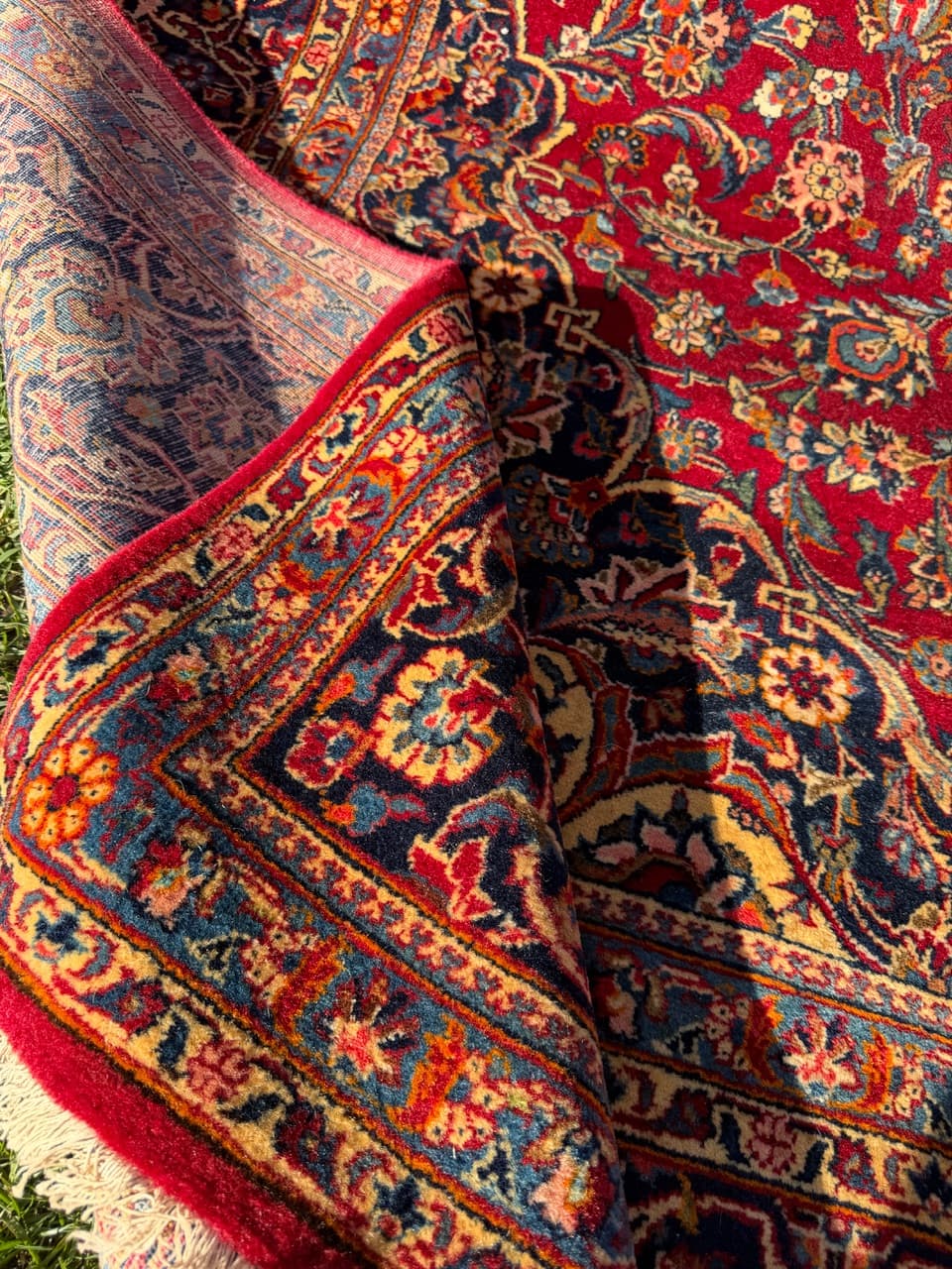 Rug Keshan 355x230 cm, red, wool, Iran - 190456