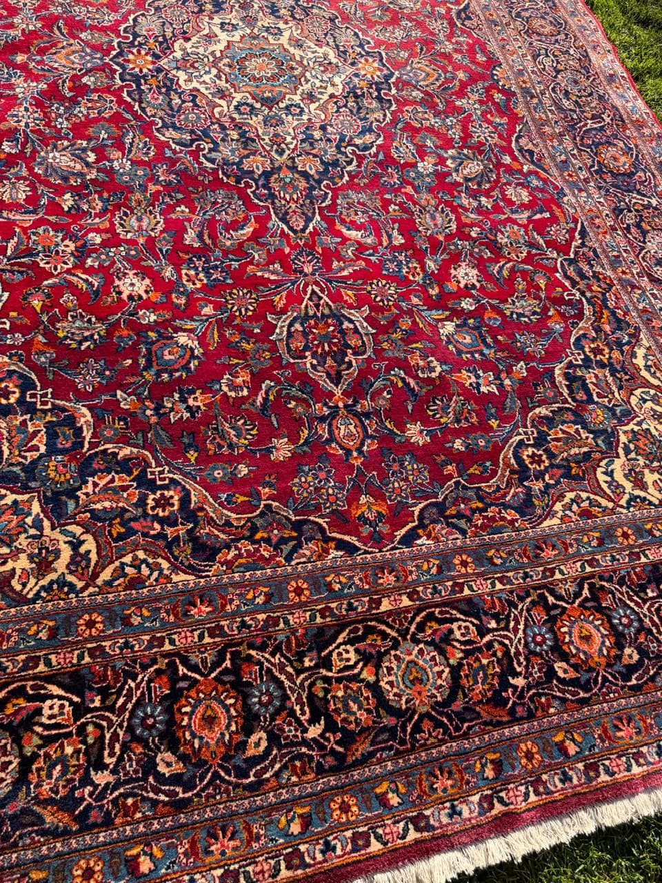 Rug Keshan 355x230 cm, red, wool, Iran - 190467