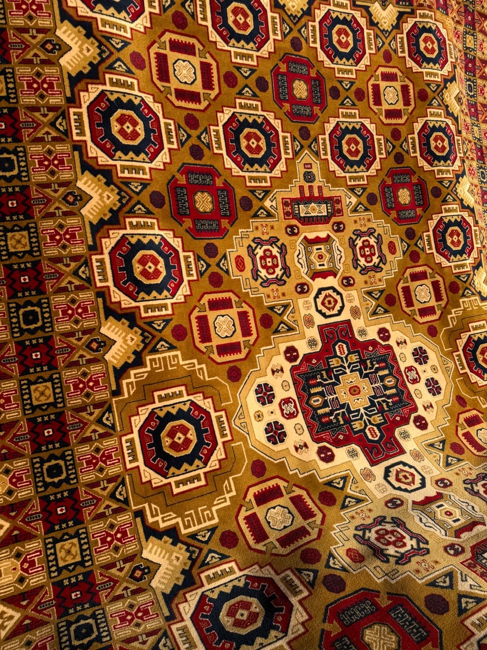 Dywan perski 400x300 cm, multikolor, wełna, Mongolia - 190519