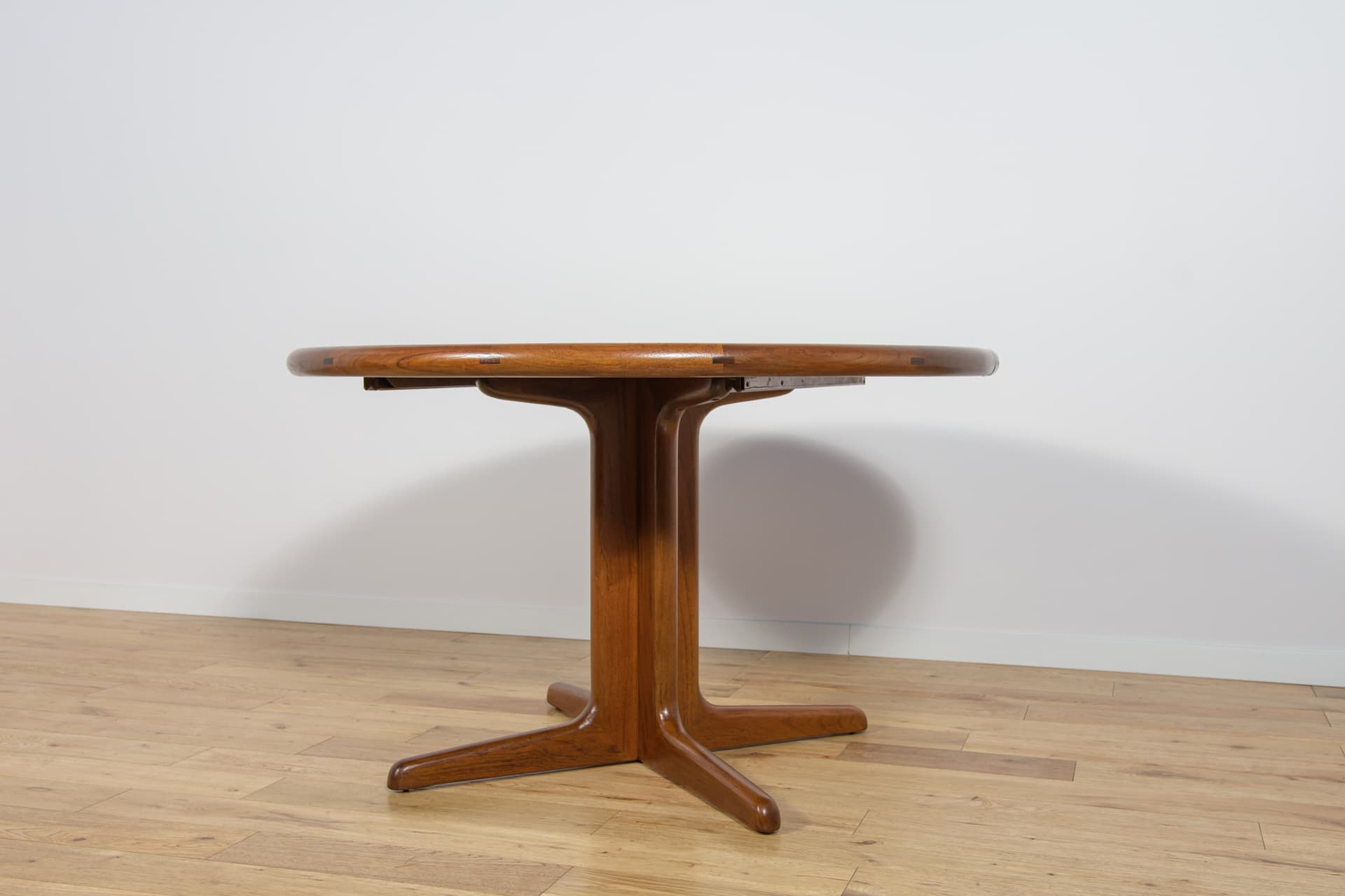 Extendable table, brown teak wood, Denmark, 1960s. - 190572