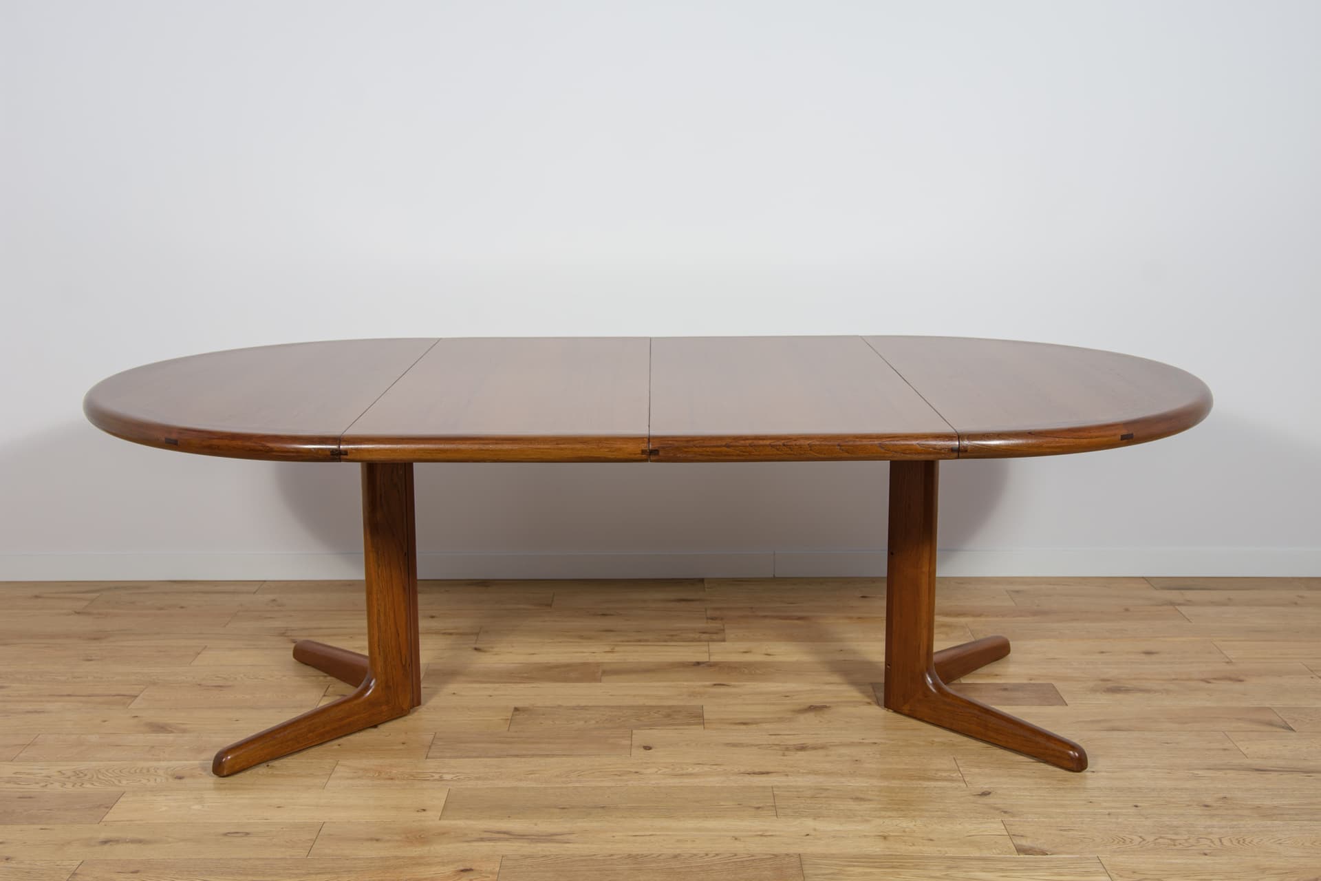 Extendable table, brown teak wood, Denmark, 1960s. - 190575