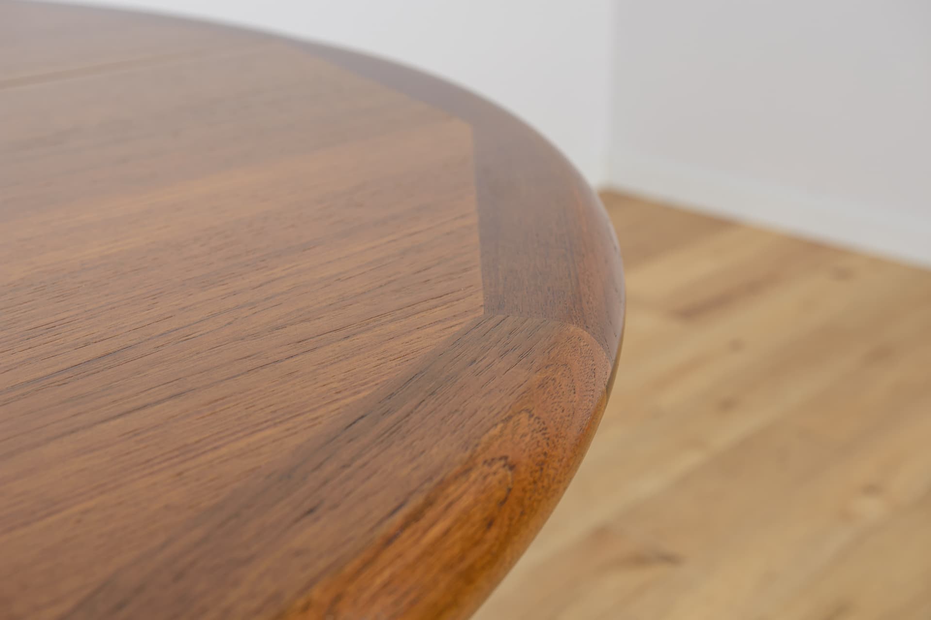 Extendable table, brown teak wood, Denmark, 1960s. - 190580