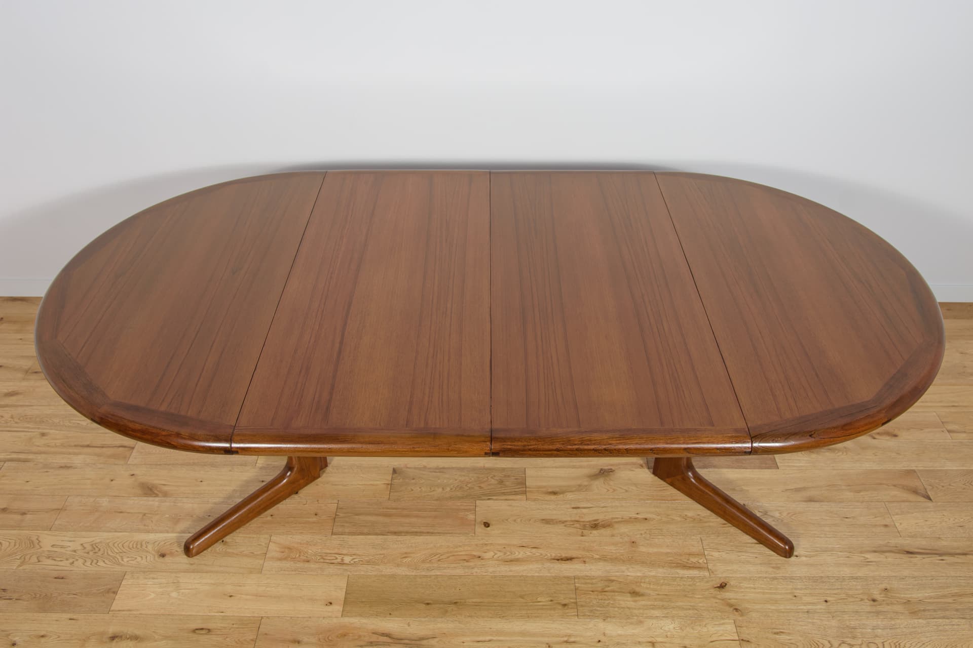 Extendable table, brown teak wood, Denmark, 1960s. - 190576