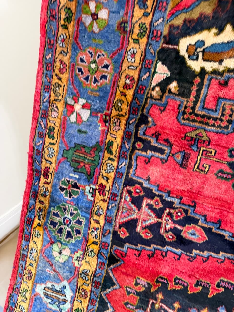 Nowy Dywan Vintage Kaszmirowy Perski Iran Wiss 390x210 - 190798