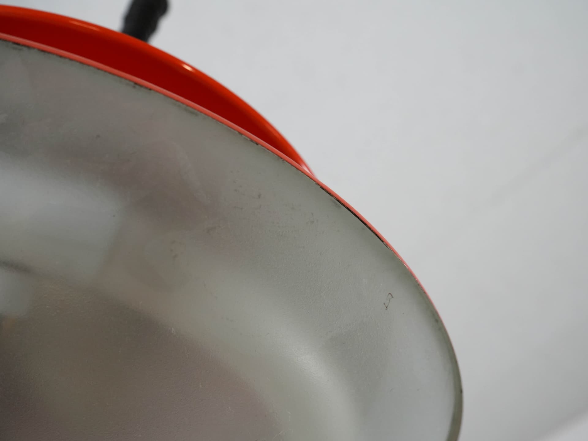 Lampa wisząca Space Age, pomarańczowy, metal, Włochy, lata 70. - 191227