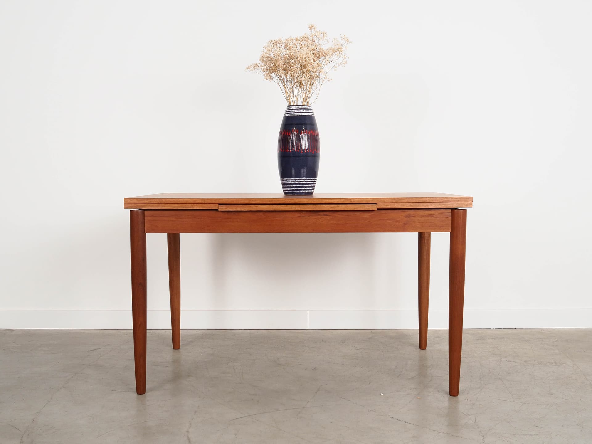 Stół, teak brązowy jasny, Dania, lata 70. - 191269