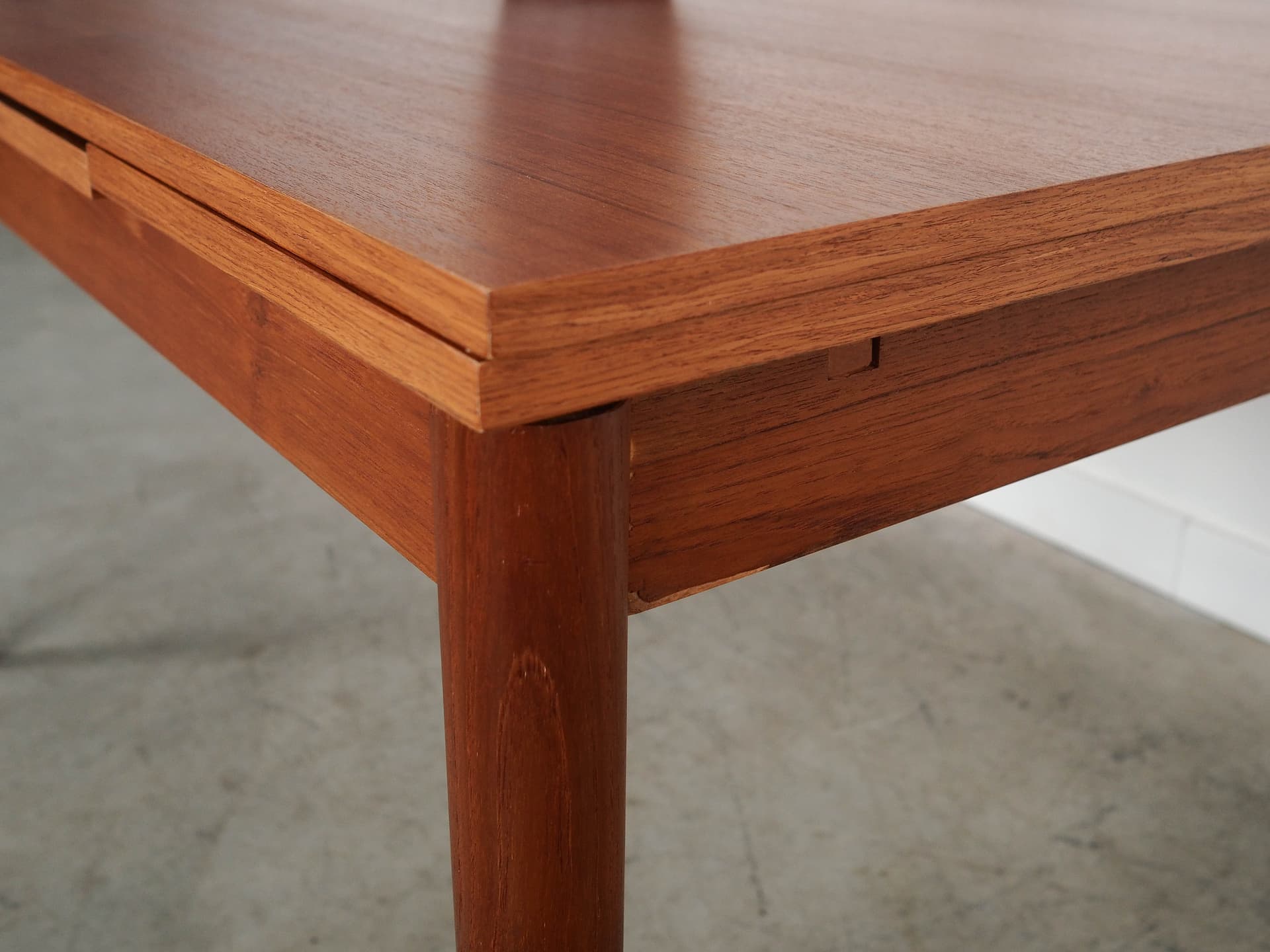 Stół, teak brązowy jasny, Dania, lata 70. - 191272