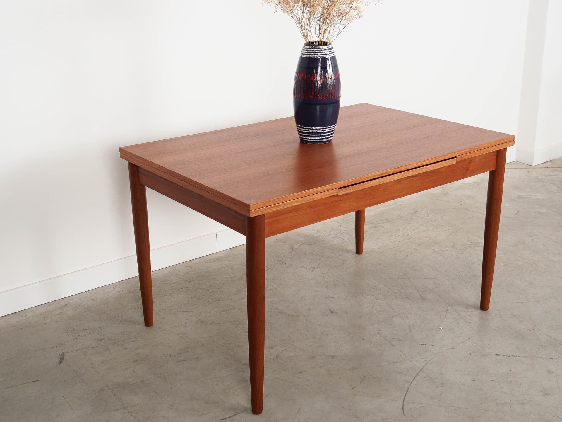 Stół, teak brązowy jasny, Dania, lata 70. - 191270