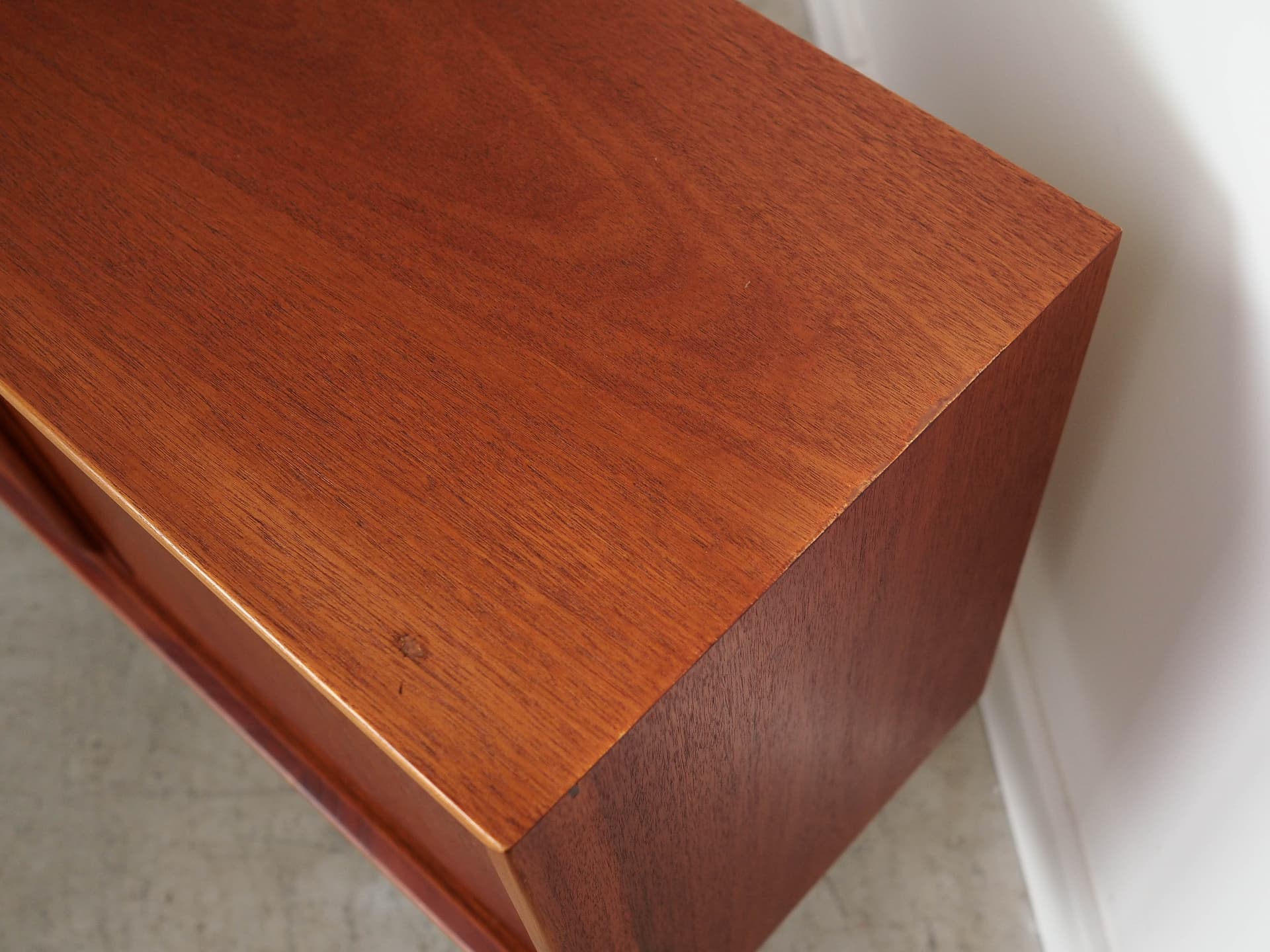 Sideboard, teak brązowy jasny, Dania, lata 60. - 191284