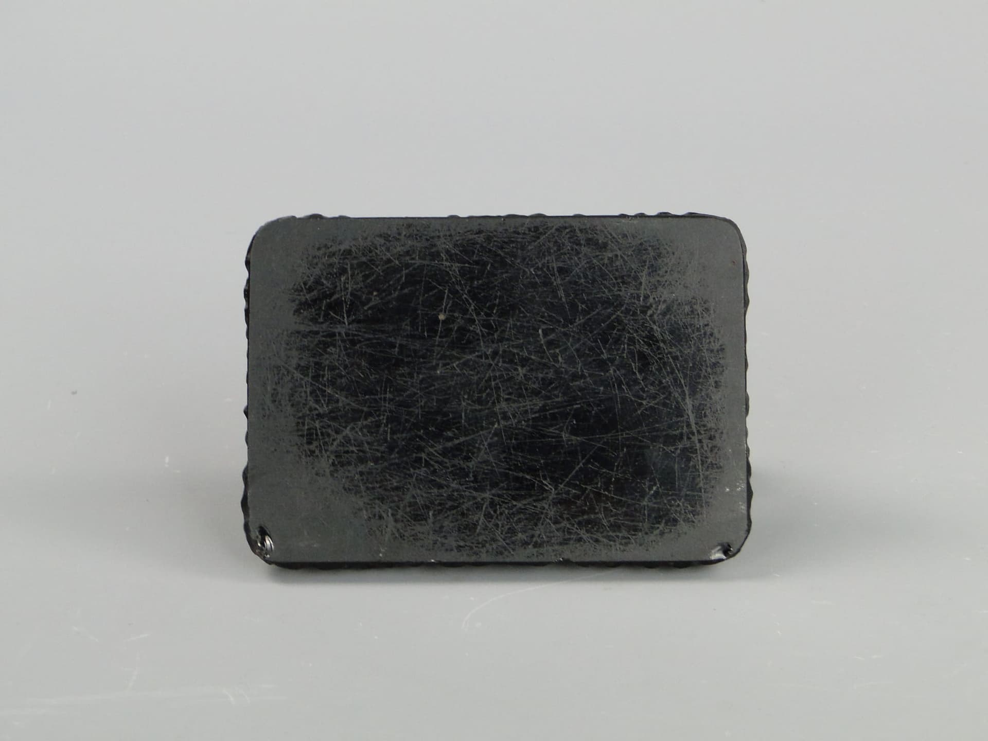 Przycisk do papieru, Art Nouveau, szkło czarne, Ząbkowice, Polska, początek XX w. - 191300