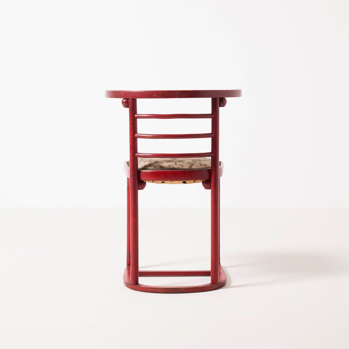 Krzesło Fledermaus 728, drewno brązowy ciemny, proj. J. Hoffmann, Austria, początek XX w. - 191359