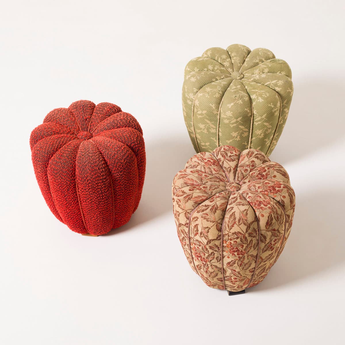 Pouf Tulip, red wool, by J. Halabala, Czech Republic, 1950s - 191383