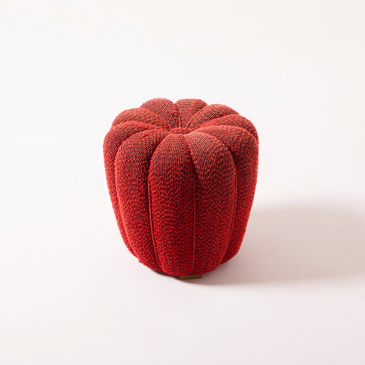 Pouf Tulip, red wool, by J. Halabala, Czech Republic, 1950s - 191373