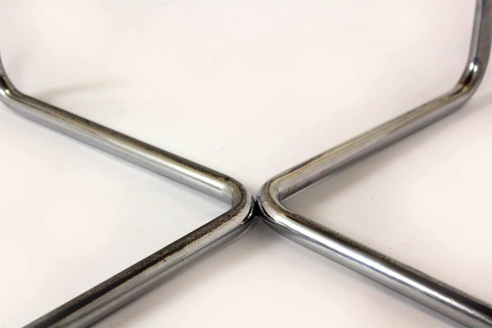 Zestaw jadalniany Bauhaus, brązowy orzech, sklejka, stal chromowana, proj. M. Stam, Czechy, lata 30. - 191542