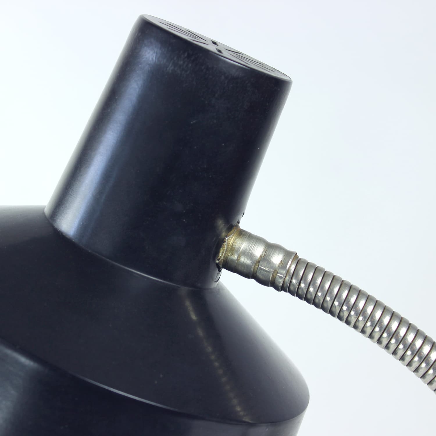 Lampa stołowa, bakelit czarny, Elektrosvit, Czechosłowacja, lata 50. - 191798