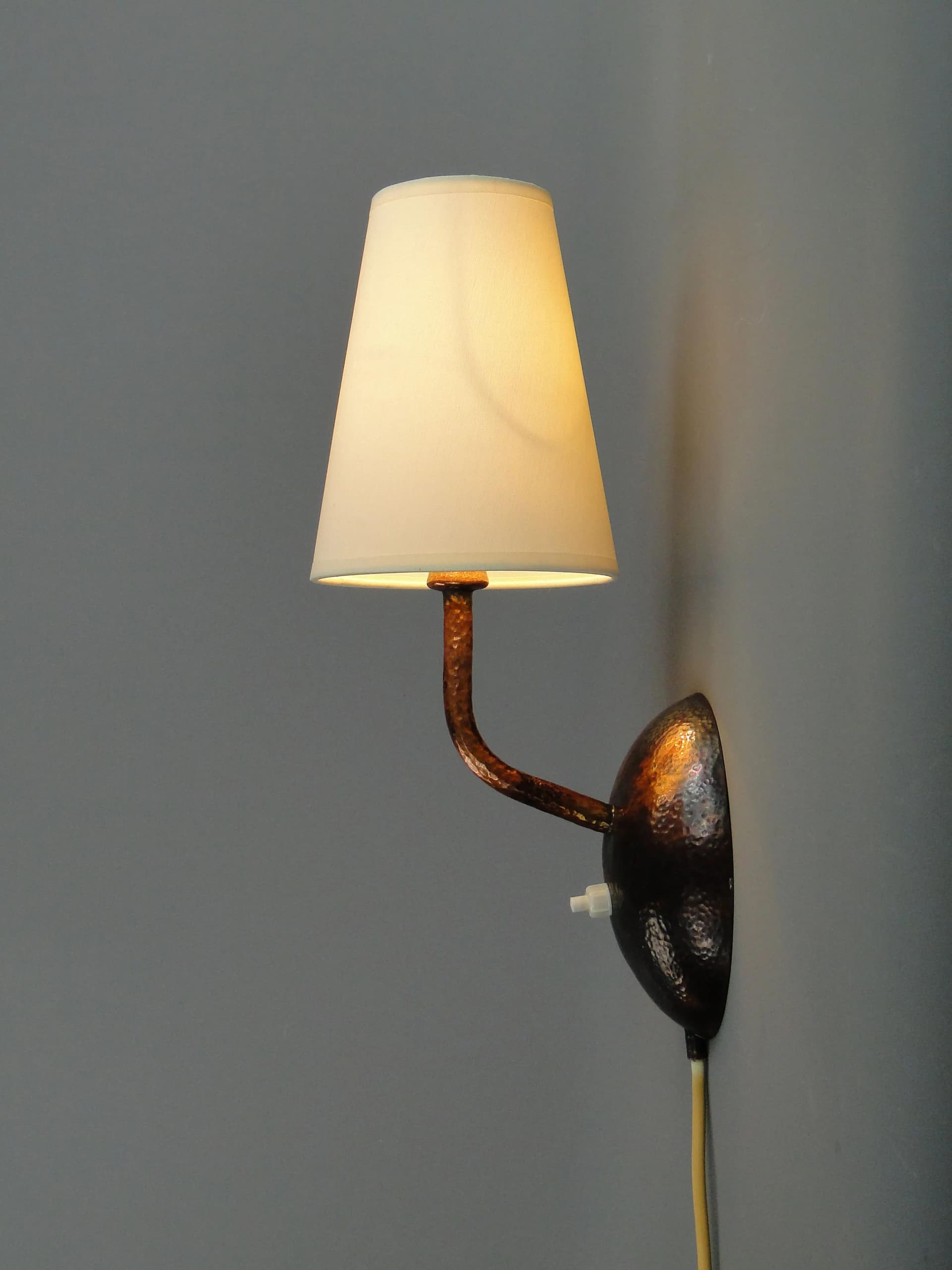 Kinkiet, miedź, Polska, lata 50. - 13336