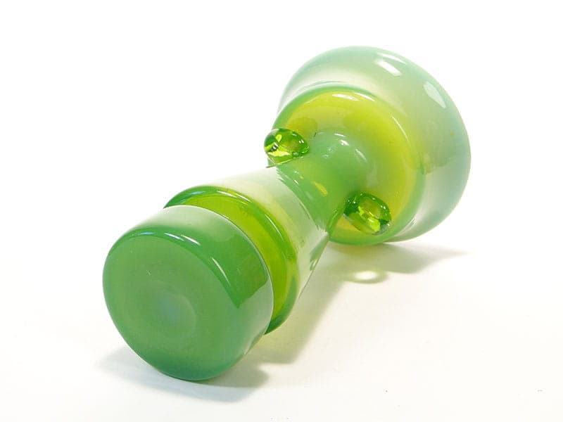 Wazon, szkło zielone, proj. K. Krawczyk, Polska, lata 70. - 191886