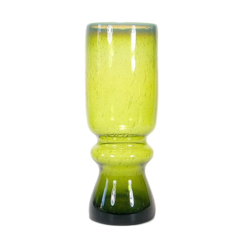 Wazon, szkło zielone, proj. Z. Horbowy, Polska, lata 70.