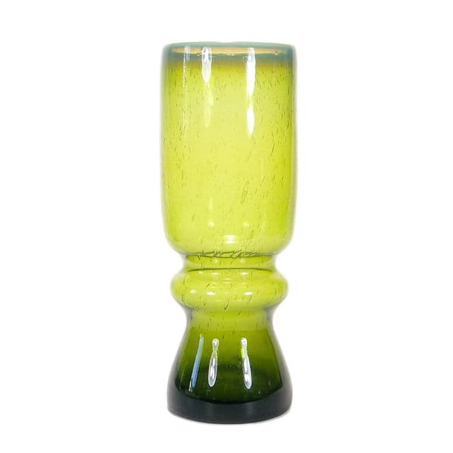 Wazon, szkło zielone, proj. Z. Horbowy, Polska, lata 70. - WYMIARY