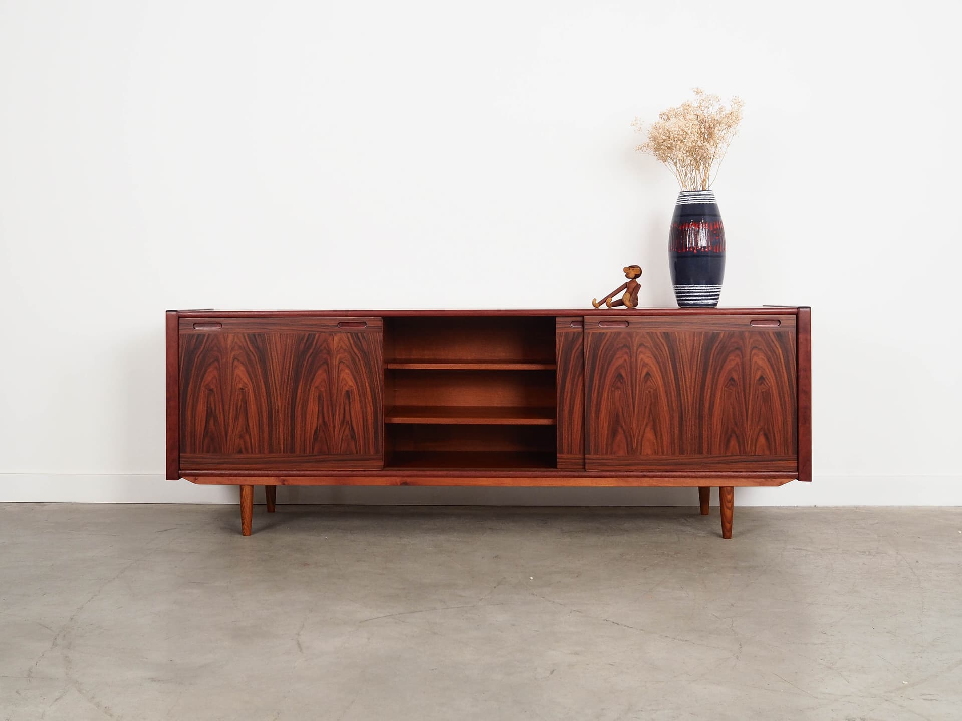 Sideboard, palisander brąz ciemny, Skovby Møbelfabrik, Dania, lata 70. - 192045