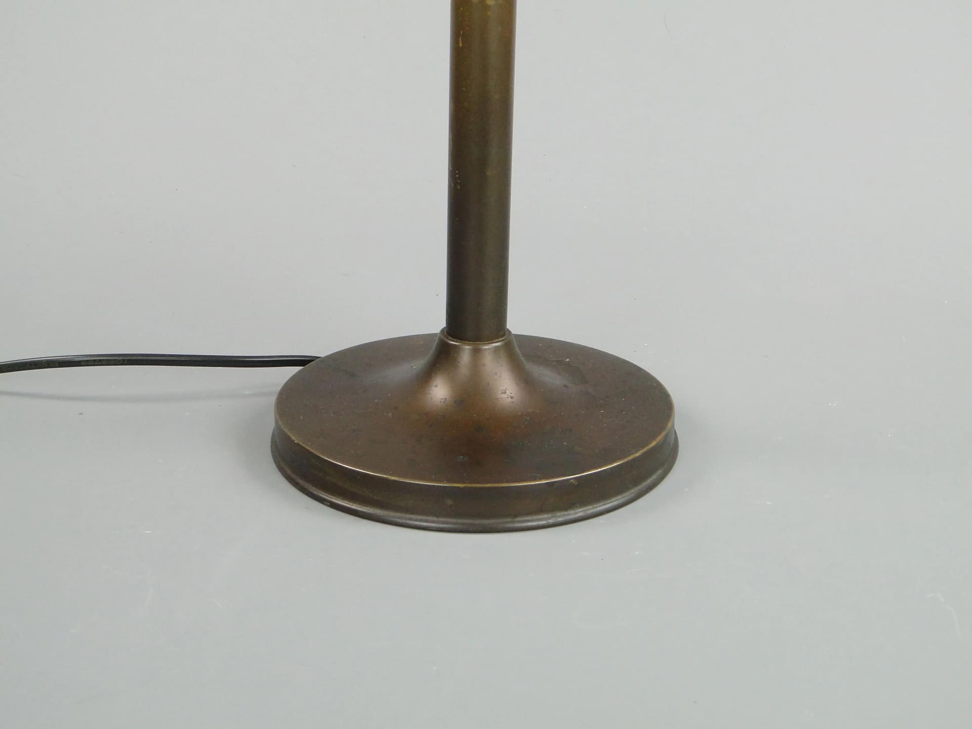 Green Brass Art Nouveau Desk Lamp, Poland, 1900s - 13316