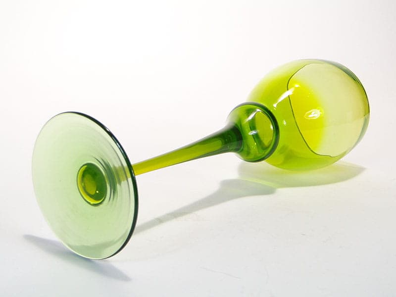 Kielich artystyczny, multikolor szkło, proj. Z. Horbowy, Polska, lata 70. - 192227