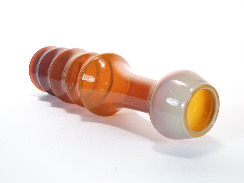 Wazon Żyrafa, multikolor, szkło, proj. K. Krawczyk, Polska, lata 70. - 192238