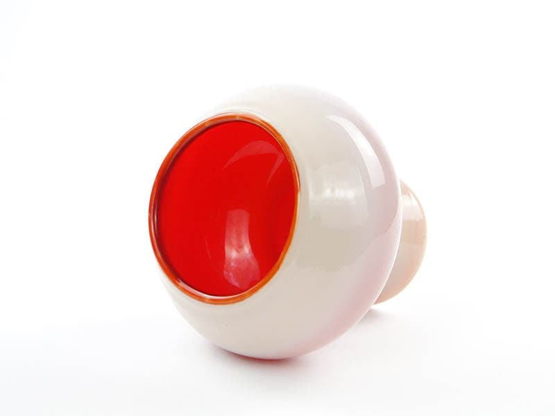 Wazon, szkło białe, proj. Z. Horbowy, Polska, lata 70. - 192250