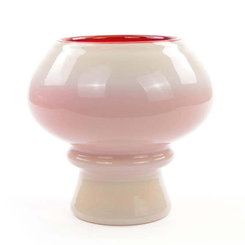 Wazon, szkło białe, proj. Z. Horbowy, Polska, lata 70. - 192252